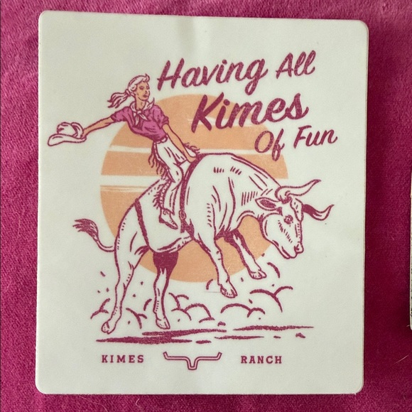 Kimes Ranch Pink Rodeo Sticker Duo - Picture 2 of 6